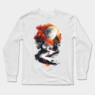 Mystical Landscape Long Sleeve T-Shirt